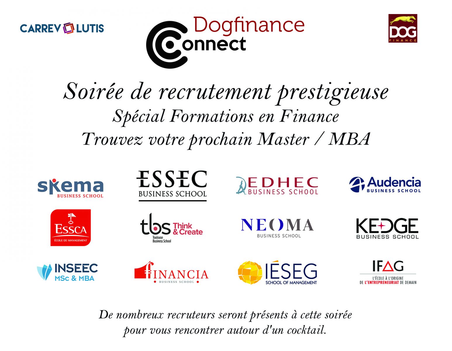 Soirée DogFinance Connect / Spéciale formations en Finance